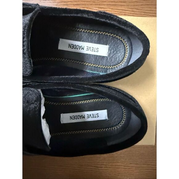 STEVE MADDEN DELRAYY BLACK “VELVET” main image 5